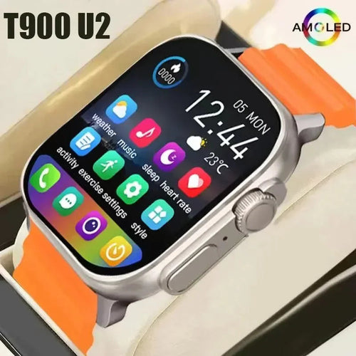 Smartwatch T900 U2 for Men and Women, Bluetooth Call, Wireless